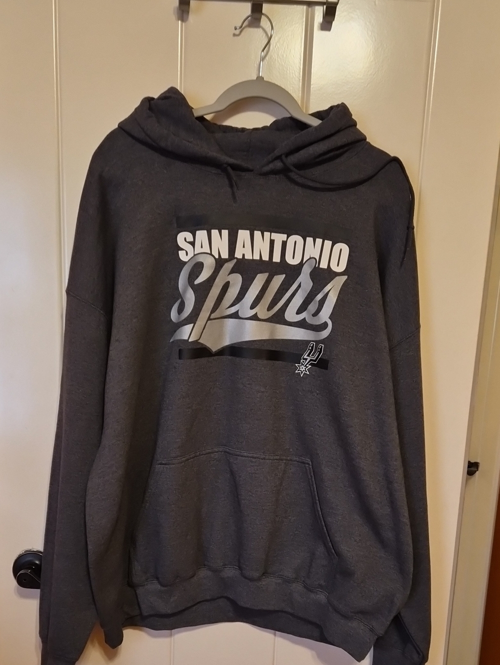 NBA San Antonio Spurs Dark Gray Pullover Hoodie